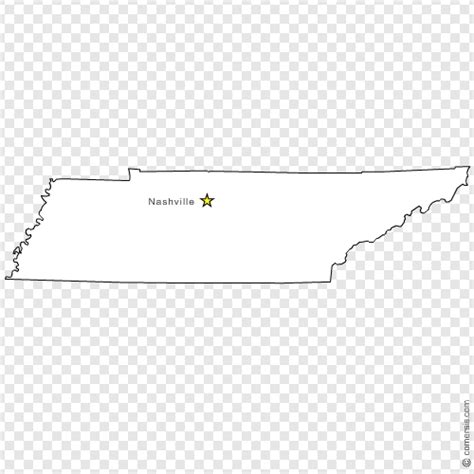 Tennessee State Outline Vector at Vectorified.com | Collection of ...