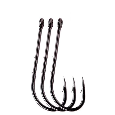 Fishing Hook High Carbon Steel 10 PCS 3g 3 10 Barbed Flatted Round