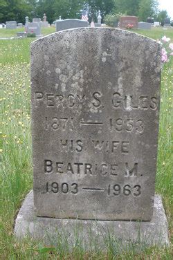 Percy S Giles Find A Grave Memorial