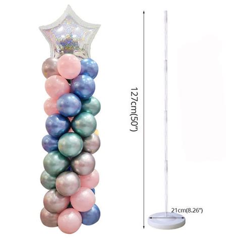 Clear Balloon Column Stand Sets Balloons Holder Centerpieces For