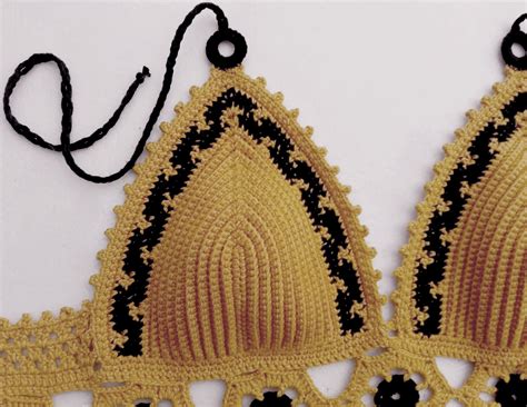 Crochet summer crop top halter bikini beach sexy top Etsy México