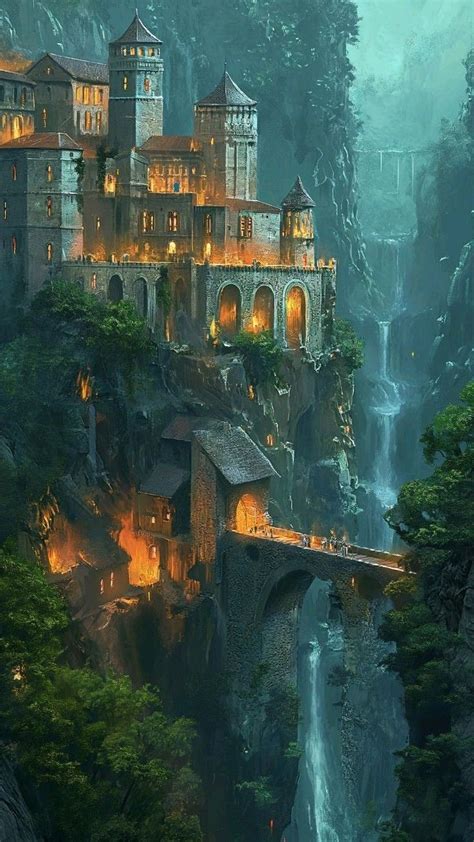 Pin On Castelli In 2024 Fantasy Places Fantasy Landscape Fantasy Castle