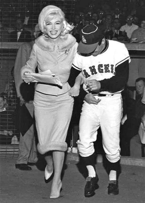 After Working All Day Marilyn Attended A Charity Baseball Game At