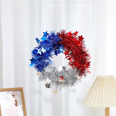 Holloyiver Inch Patriotic American Wreath Th Of July Independence