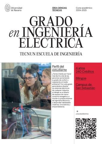 Ficha Tecnun Grado En Ingenier A El Ctrica By Universidaddenavarra