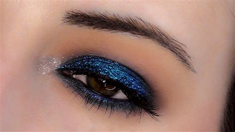 Metallic Navy Blue Smokey Eye Easy Makeup Tutorial Youtube