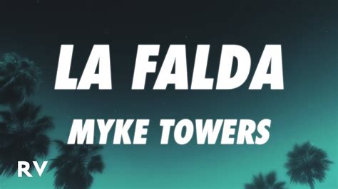 Myke Towers La Falda Letra Lyrics Youtube