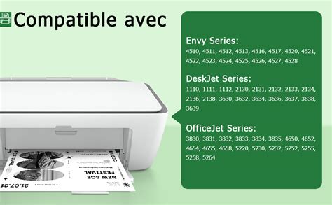 302XL Remanufacturéd Cartouche d encre pour HP 302 XL HP302 Noir pour