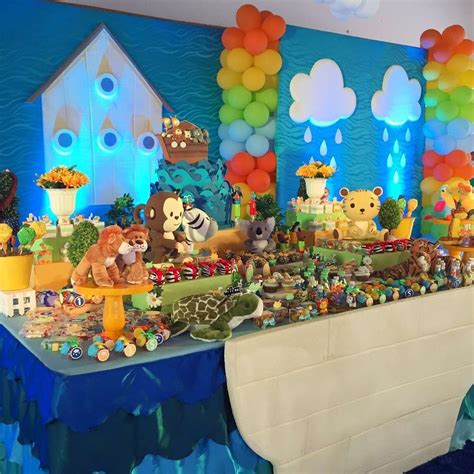 1st Birthday Birthday Party Ideas Photo 2 Of 15 Noahs Ark Party