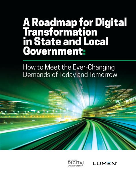 A Roadmap For Digital Transformation In State And Local Government