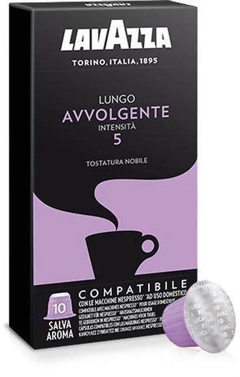 Кава в капсулах Lavazza Nespresso Lungo Avvolgente 5 10шт продажа