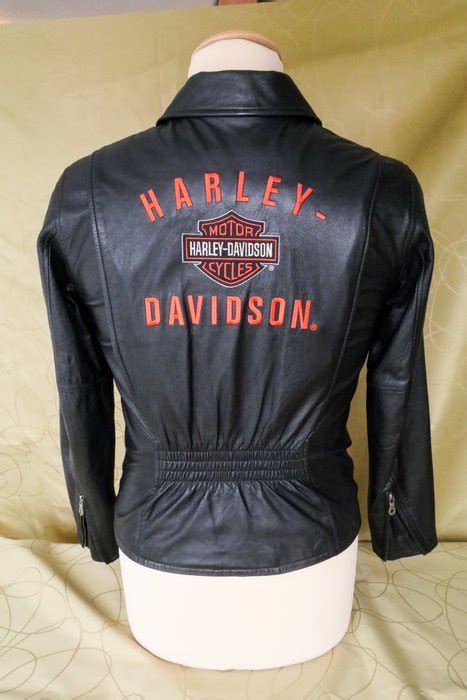 Harley Davidson Veste De Moto En Cuir Pour Femme Taille S W Catawiki