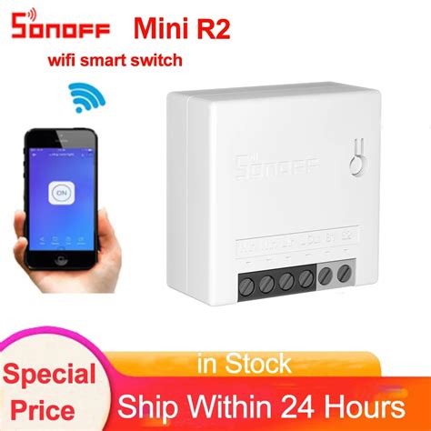 Sonoff Mini R2 DIY Wifi anahtarı iki yönlü akıllı anahtar küçük vücut