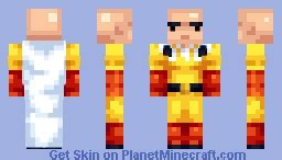 Saitama Minecraft Skin