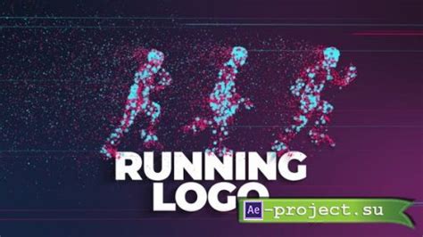 Videohive Running Sport Logo With Particles 36672618 Project For