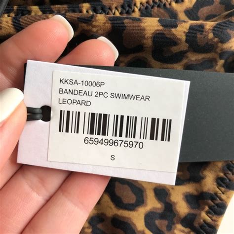 Kendall Kylie Swim Nwt Kendall Kylie Cheetah Bandeau Bikini Poshmark