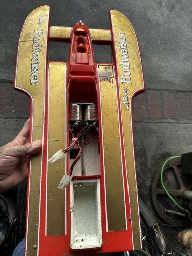 Vintage Miss Budweiser Hydroplane Boat For Parts