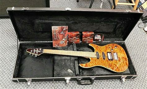 Peavey Custom Shop Usa Limited Series St Quilt Top Tiger Eye Reverb