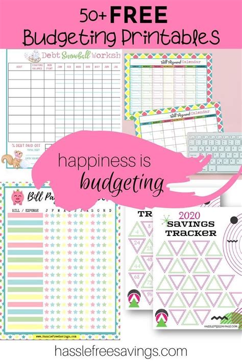 Free Budget And Money Saving Challenge Printables