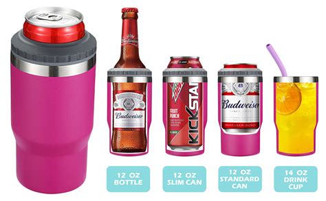 In Beer Cooler Stainless Steel Bottle And Can Insulator For Oz