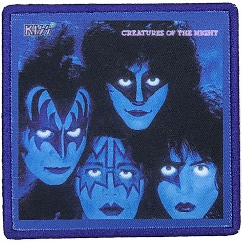 KISS Standard Patch: Creatures Of The Night (Album Cover) by KISS ...