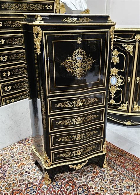 Proantic Secr Taire De Dame En Marqueterie Boulle Poque Napol On