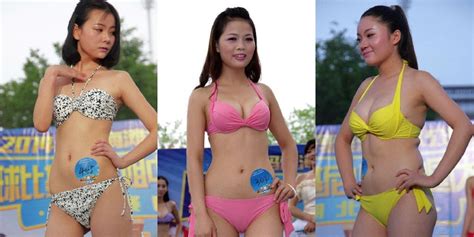 Choáng trước nhan sắc thí sinh thi hoa hậu bikini Trung Quốc