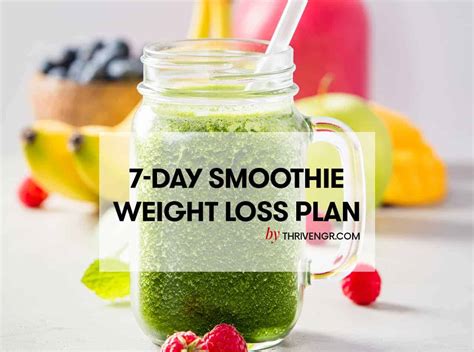 7-Day Smoothie Weight Loss Diet Plan | ThriveNaija