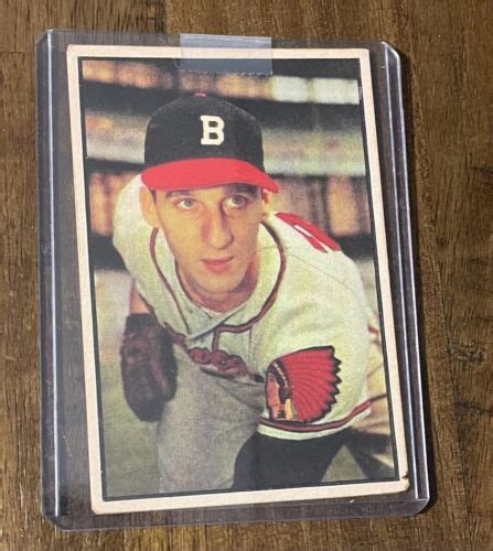 Bowman Color Warren Spahn Ebay