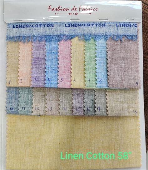 Linen Cotton Khadi Fabrics Plain Solids Multicolour At Rs 100 Meter