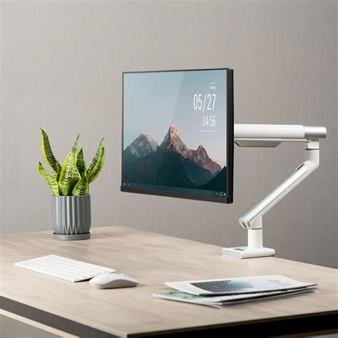 Стойка за монитор 17-32", 9 кг, Бял - eMAG.bg