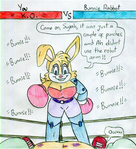 Boxing You Vs Bunnie Rabbot By Jose Ramiro On Deviantart