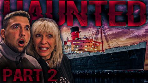 OVERNIGHT in HAUNTED QUEEN MARY Séance of B340 YouTube