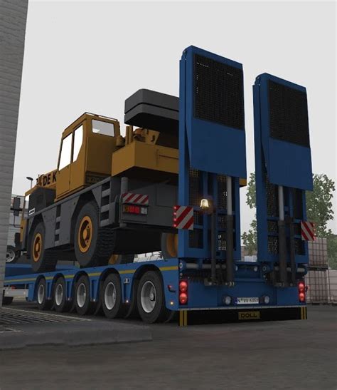 OWNABLE OVERWEIGHT TRAILER DOLL PANTHER V1 4 2 1 36 X ETS2 Mods