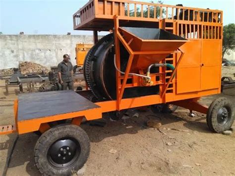 Semi Automatic Mini Mobile Hot Mix Plant with Escort Old Engine at मबइल हट मकस