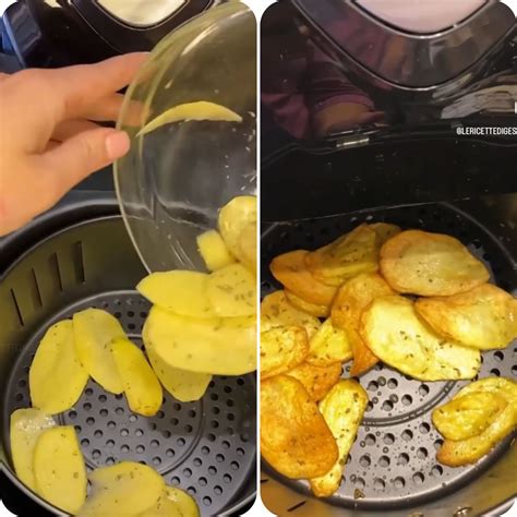 CHIPS DI PATATE In Friggitrice Ad Aria Ricetta Patatine