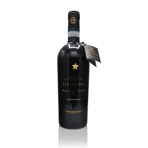 Vigneti Del Salento Vigne Vecchie Gold Series Leggenda Primitivo Di