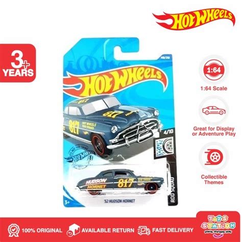 Hot Wheels Hudson Hornet Dark Grey Shopee Philippines