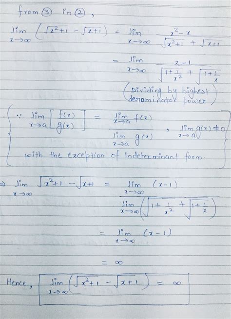 Solved Question Use L Hopital S Rule To Compute Following Limits A