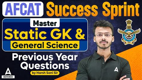 Afcat Afcat Success Sprint Master Static Gk General Science