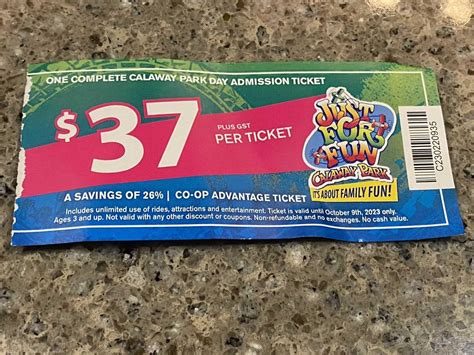 Find More Calaway Park Ticket For Sale At Up To 90 Off