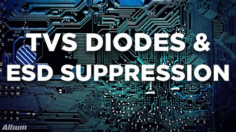 Tvs Diodes Esd Suppression Youtube