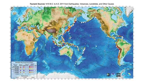 1,100 Tsunami Events Since 1410 B.C. on 1 Map | The Weather Channel