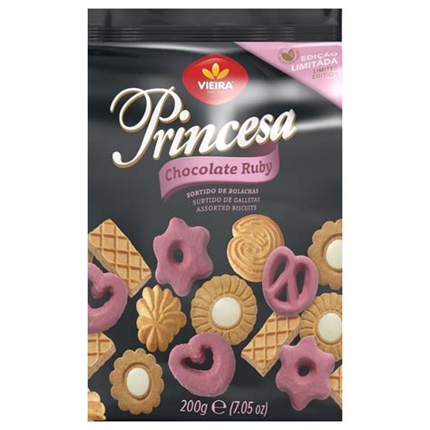 Biscoito Princesa Chocolate Ruby Sortido 200g Comper