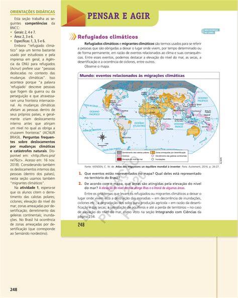 Livro De Geografia 8 Ano Espaço E Interação Braincp