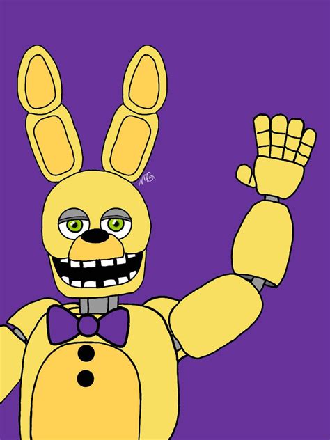 The Yellow Rabbit Fnaf By Skullrider555 On Deviantart