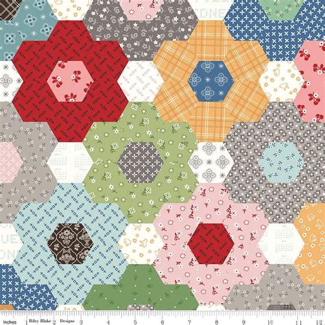 This Cheater Fabric Is Part Of Lori Holts Calico Collection This