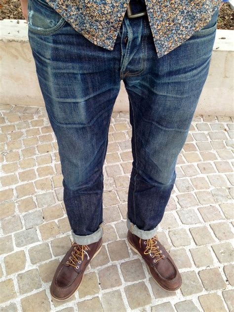 Ed 55 Red Selvage Denim Natural Wear 1 One Year Selvage Denim