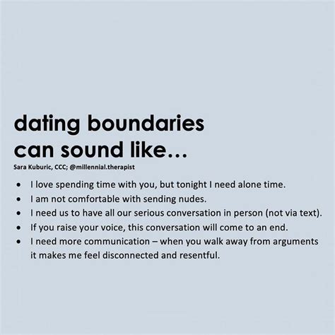 Sara Kuburic On Instagram “dating Boundaries Will Vary And Reflect The