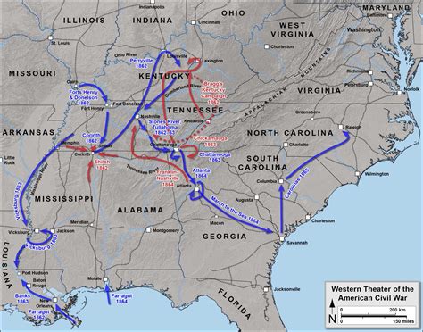 Maps America Civil War